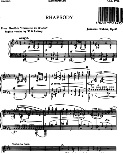 Alto Rhapsody Op. 53
