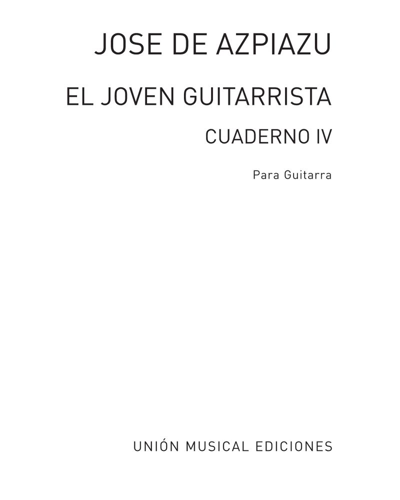 El joven guitarrista Vol. 4