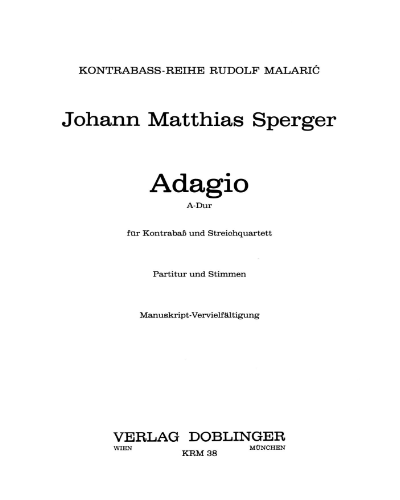 Adagio in A major