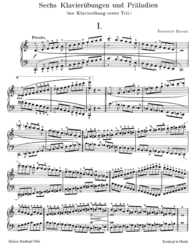 Klavier-Übung in fünf Teilen, Teil 1