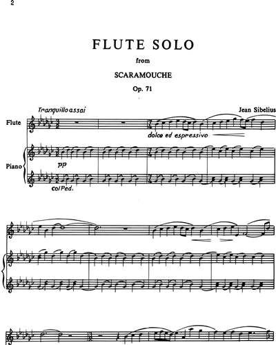 Flute Solo (from "Scaramouche, Op. 71")