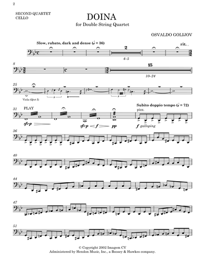 [Quartet 2] Cello