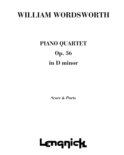 Piano quartet in D minor Op. 36