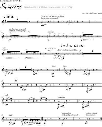 Bass Clarinet/Ruler