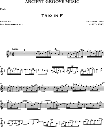 Trio Sonata in F