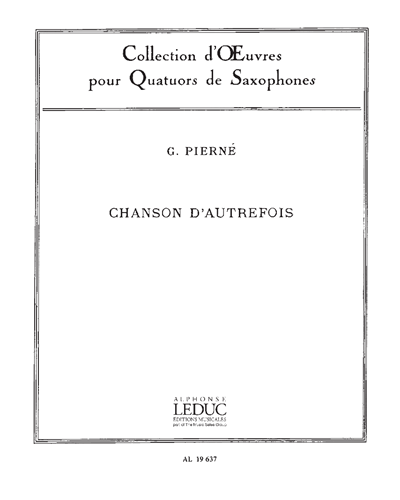 Chanson d'Autrefois, Op. 14 No. 5