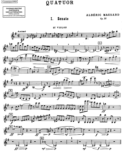 Quatuor Op. 16