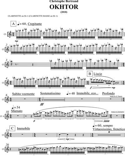 Clarinet in Bb 1/Bass Clarinet