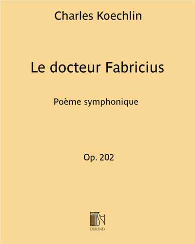 Le docteur Fabricius, op. 202