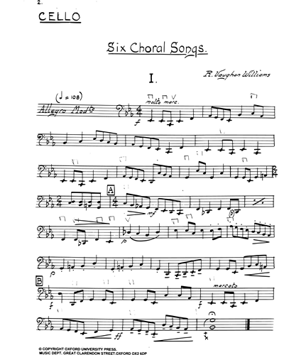 6 Choral Songs