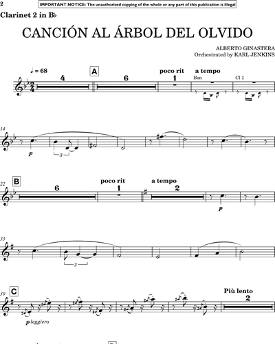 Clarinet 2 in Bb