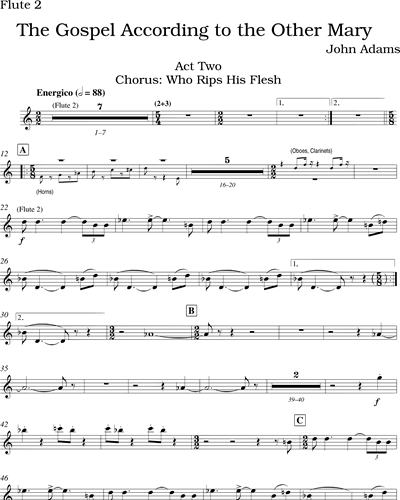 [Act 2] Flute 2/Piccolo 2/Alto Flute