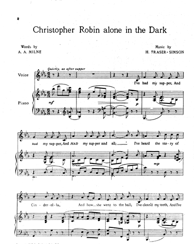 Christopher Robin Alone In The Dark