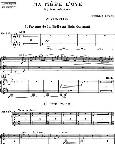 Clarinet 1 & Clarinet 2