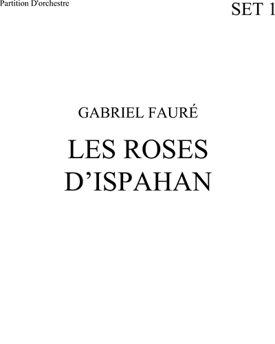 Les roses D'Ispahan