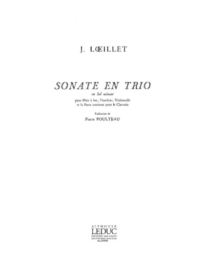 Trio Sonata in G Minor