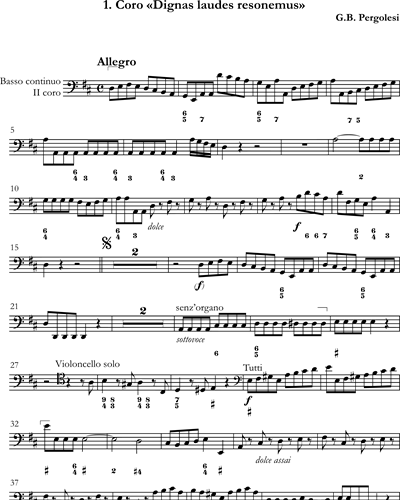Basso Continuo Chorus 2
