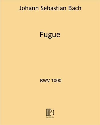 Fugue BWV 1000