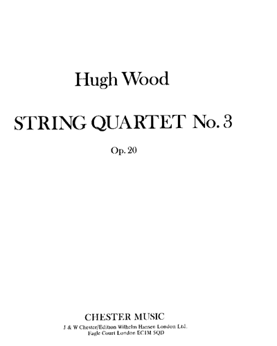 String Quartet No. 3, Op. 20