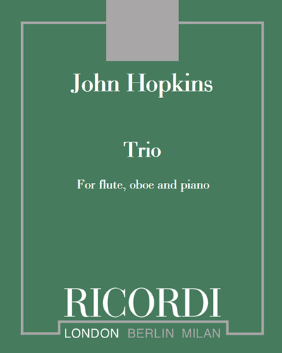 Trio for flute, oboe and piano