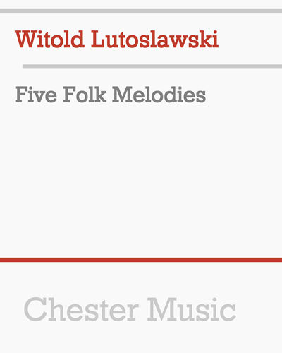 Five Folk Melodies