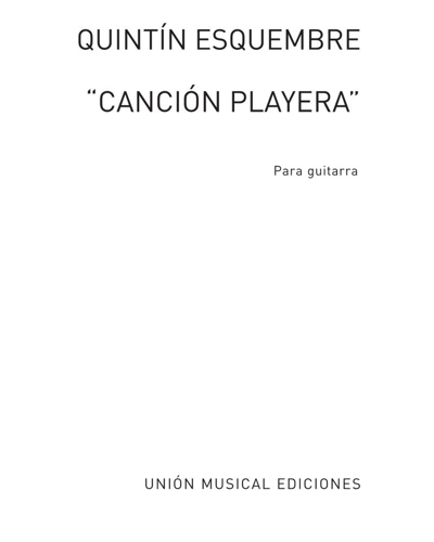 Canción playera
