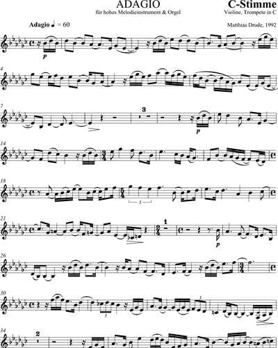 Violin/Trumpet in C (Alternative)