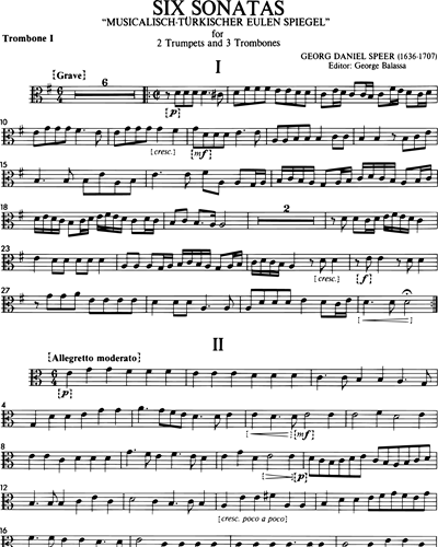 6 Sonaten aus „Musicalisch-Türkischer Eulen Spiegel“