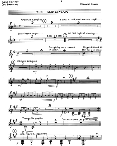 Bass Clarinet (Optional)
