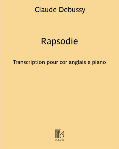 Rapsodie - Transcription pour cor anglais e piano