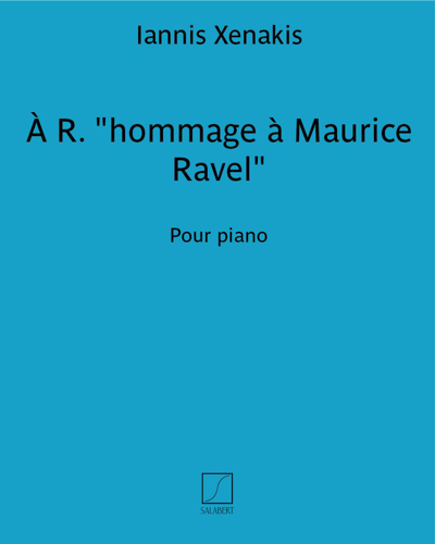 À R. (hommage à Maurice Ravel)