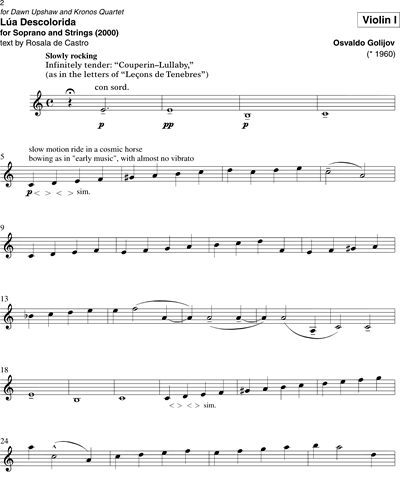 Lúa Descolorida (from "Three Songs for Soprano and Orchestra")