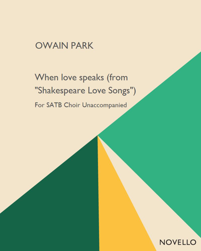 When love speaks (from "Shakespeare Love Songs")