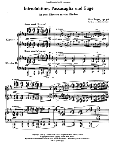 Introduction, Passcaglia and Fugue op. 96
