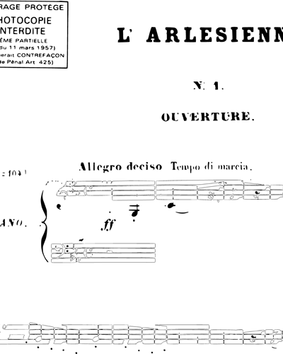 L'Arlésienne, op. 23