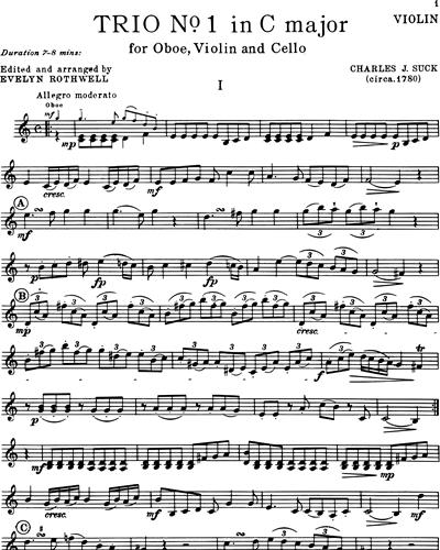 Trio No. 1 in C Major