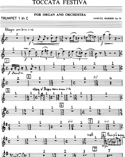 Toccata Festiva, Op. 36