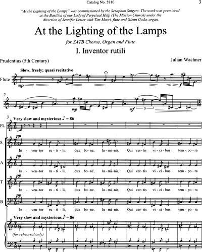 At the Lighting of the Lamps