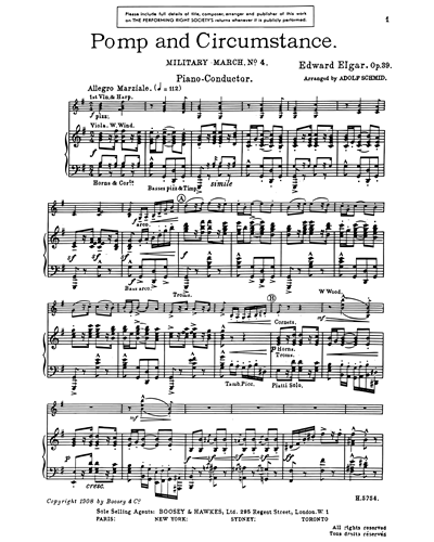 Pomp and Circumstance, op. 39