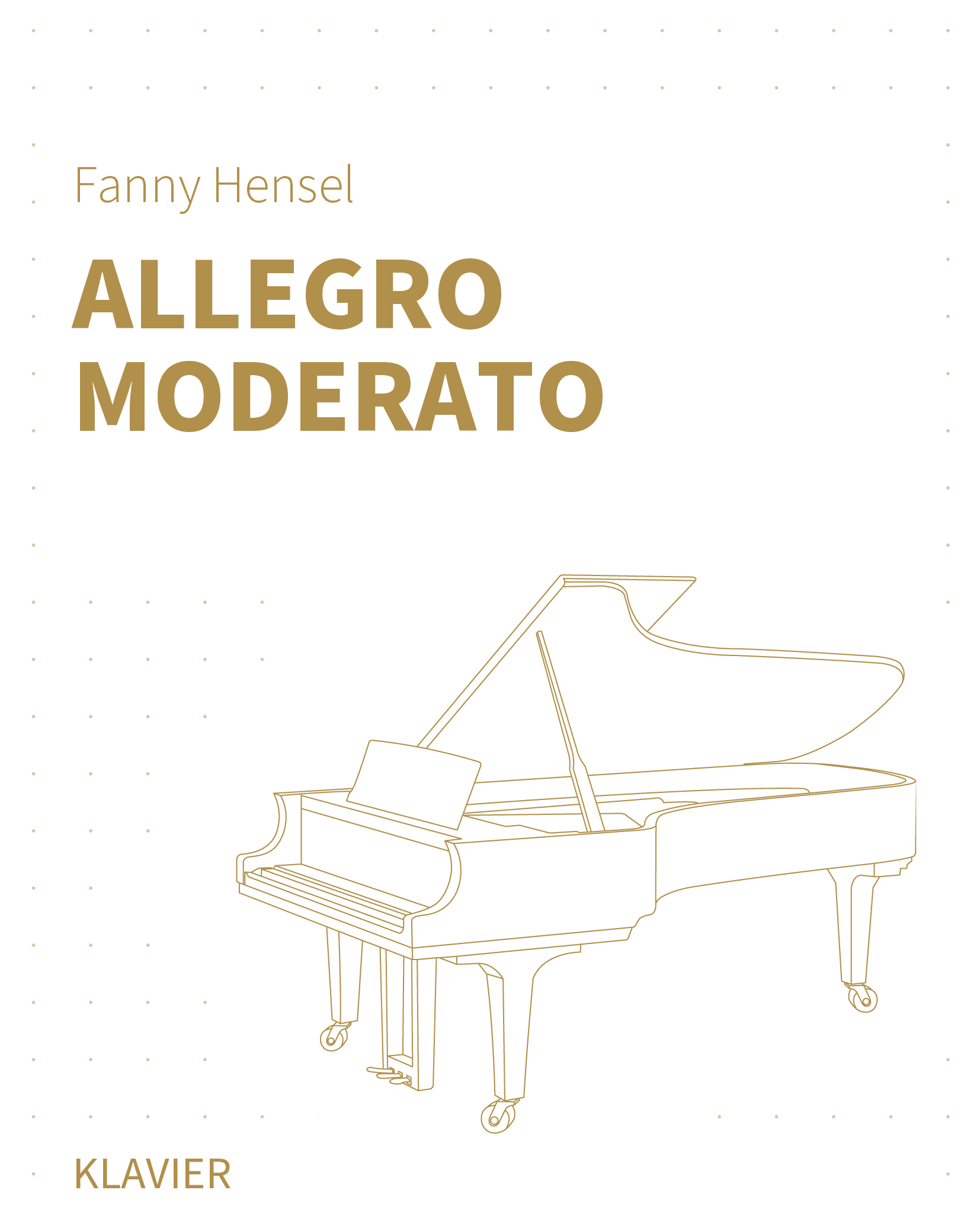 Allegro moderato (No. 1 from '4 Lieder, op. 8')