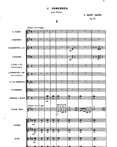 Violin Concerto op. 61, No. 3