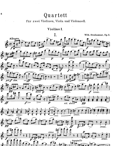 String Quartet No. 1 in C major
