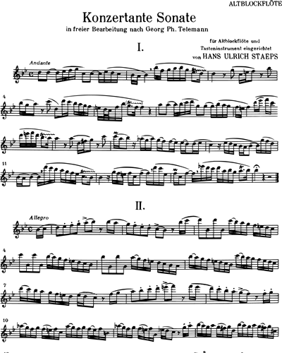 Sonata Concertante in B-flat major