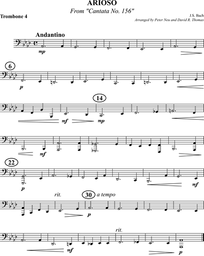 Arioso (from 'Cantata No. 156')
