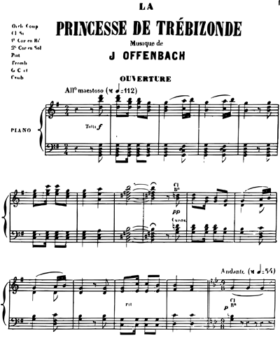 Operetta Vocal Score