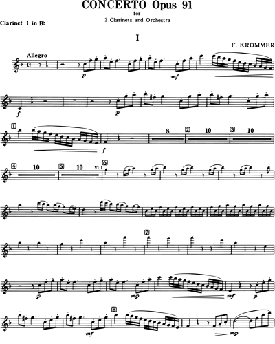 [Solo] Clarinet 1