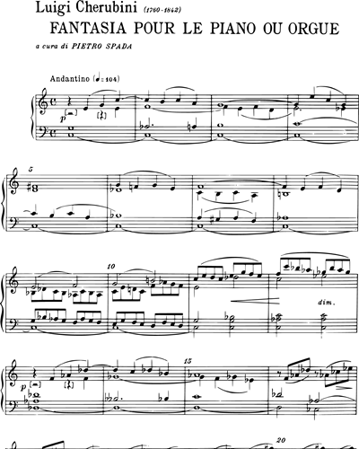 Fantasia pour le piano ou orgue