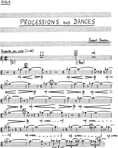 Processions and Dances