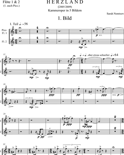 Piccolo/Flute 1 & Flute 2