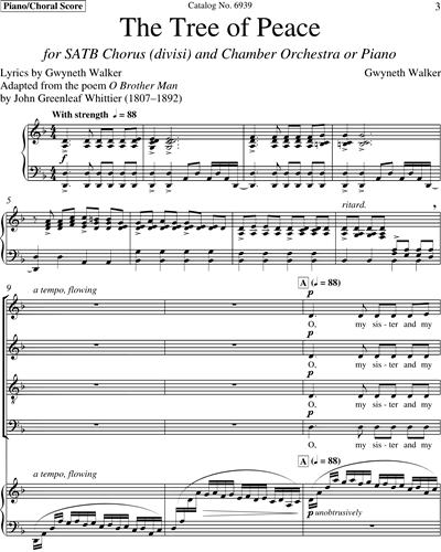 Mixed Chorus SATB & Piano (Alternative)